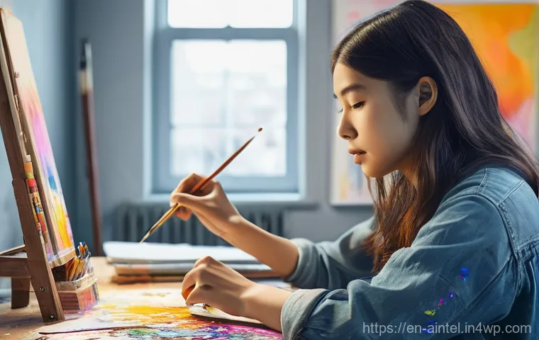 AI 시대의 인간의 적응력과 유연성 강화 - **Prompt 1: The Collaborative Future of Work**
    "A diverse group of five professionals, ranging i...